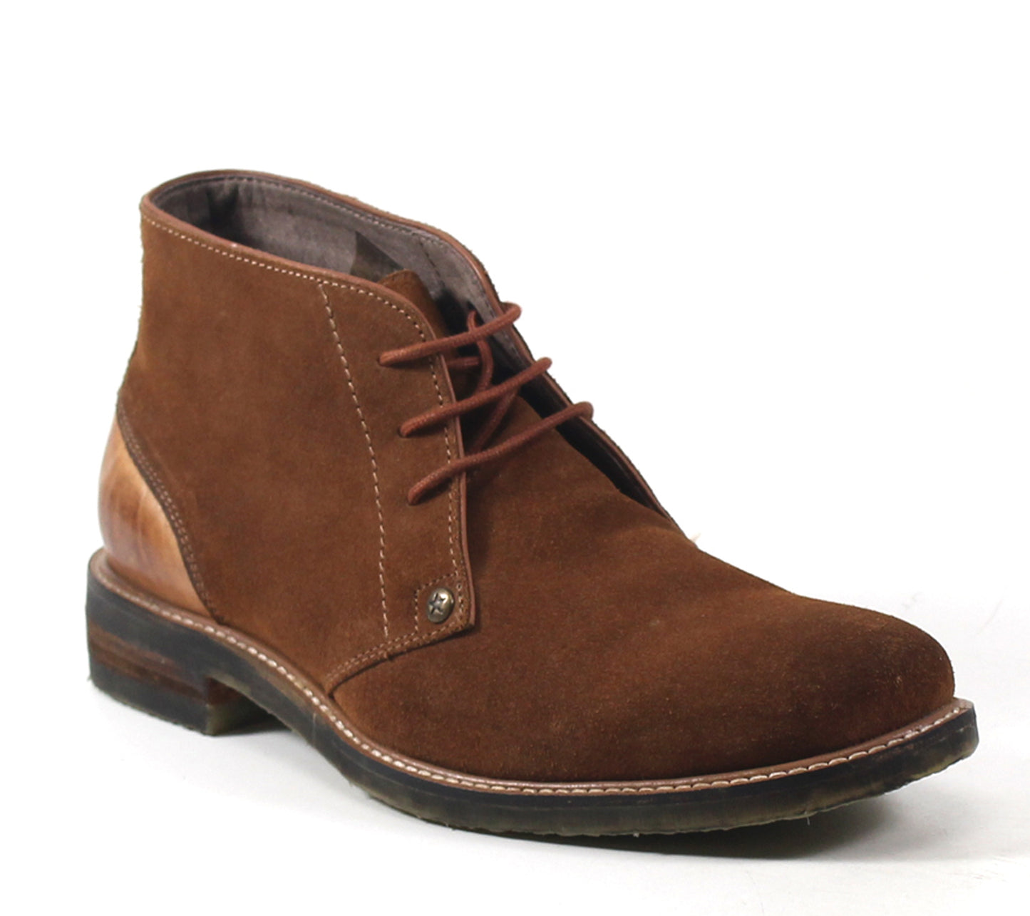 Rust/ Tan Suede