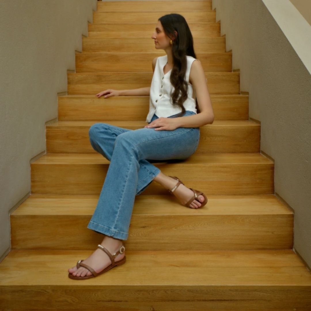 Renasci Claudia Flat Sandal
