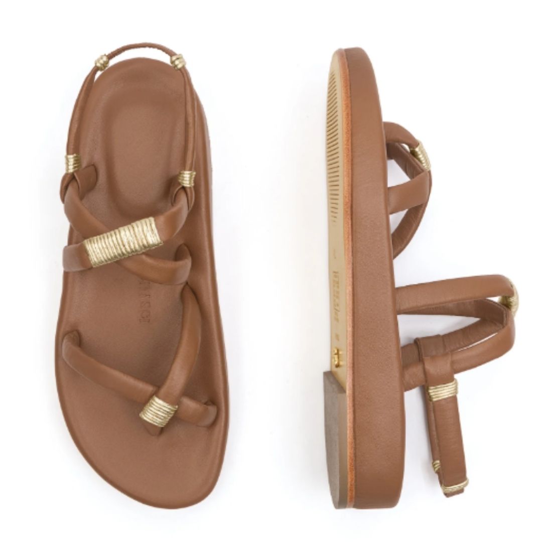 Renasci Flora Platform Crossover Sandal