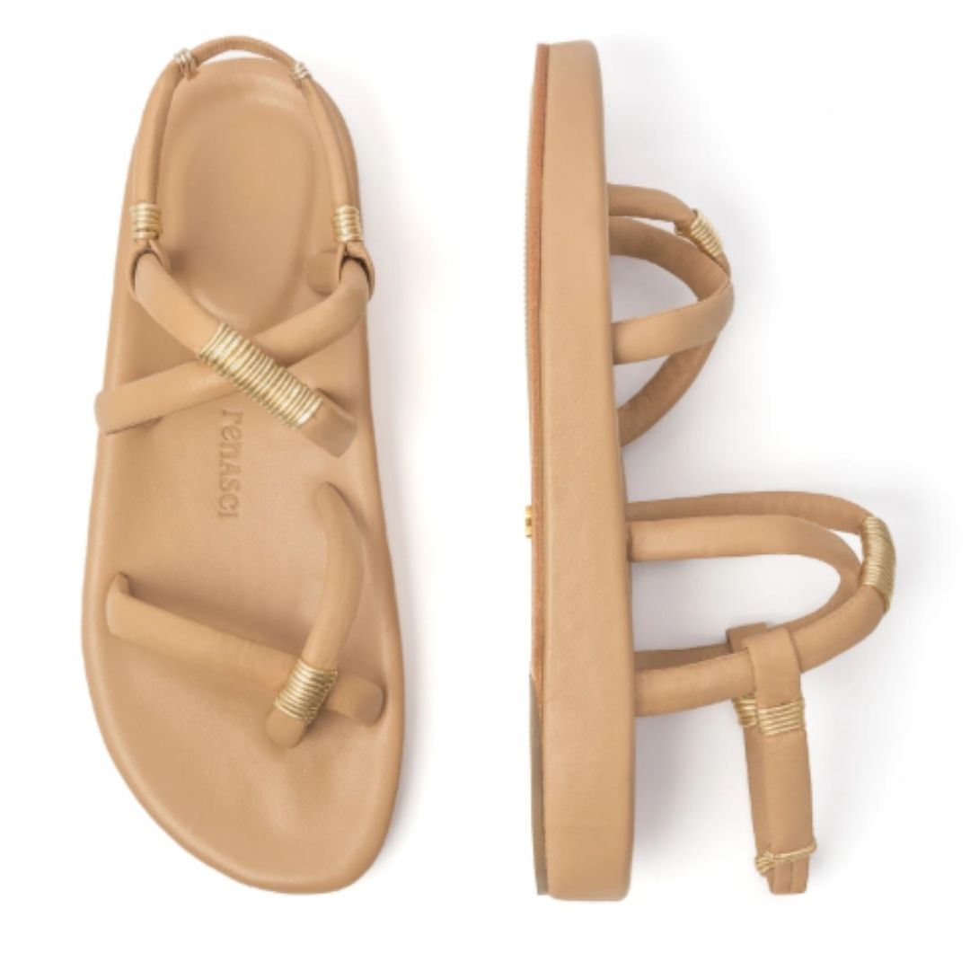 Renasci Flora Platform Crossover Sandal
