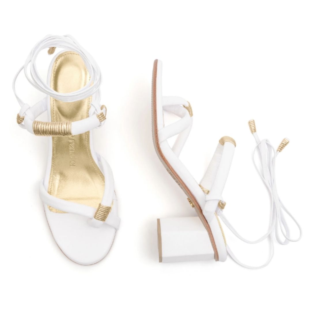 Renasci Ana Wooden Block Heel