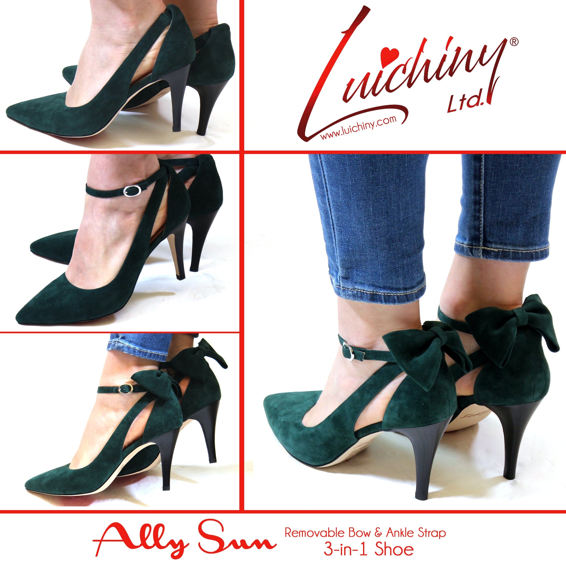  Luichiny LTD ALLY SUN in Green - Diba Shoes